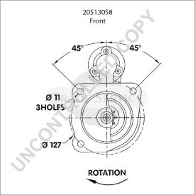 20513058 Prestolite önindító