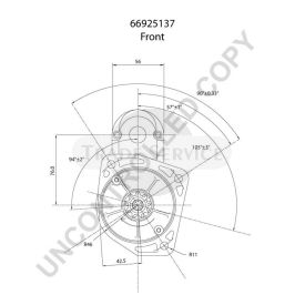 66925137 Prestolite önindító