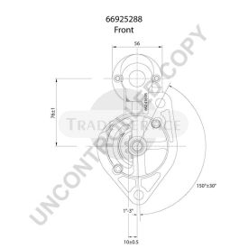 66925288 Prestolite önindító