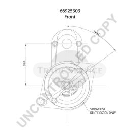 66925303 Prestolite önindító
