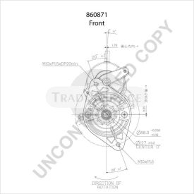 860871 Prestolite önindító