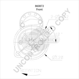 860872 Prestolite önindító