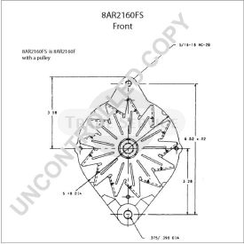 8AR2160FS Prestolite generátor