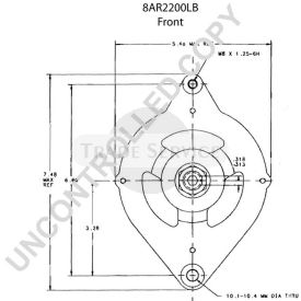 8AR2200LB Prestolite generátor