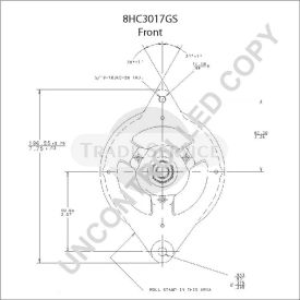 8HC3017GS Prestolite generátor