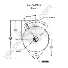 8MH3005FSS Prestolite generátor