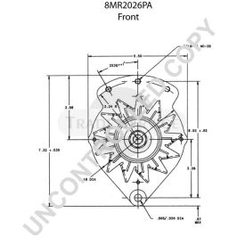 8MR2026PA Prestolite generátor