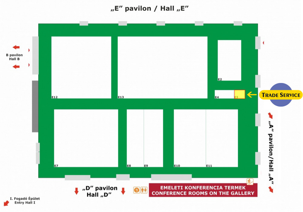 AGROmashEXPO - AgrárgépShow 2024 - C pavilon térkép